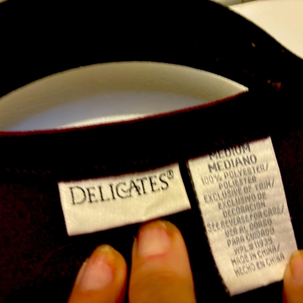 “Delicates” Robe looks like velvet, long, medium
